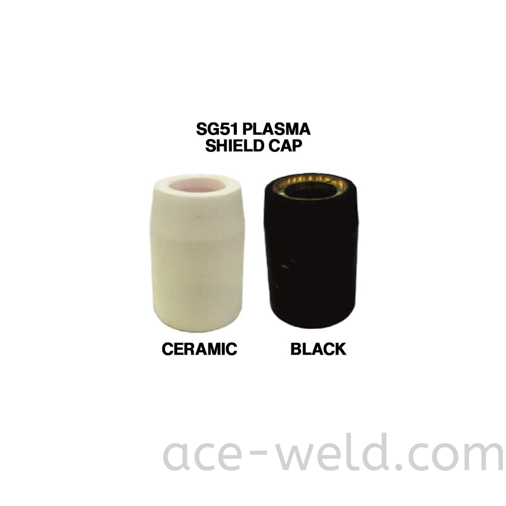 SG51 PLASMA SHIELD CAP BLACK/CERAMIC
